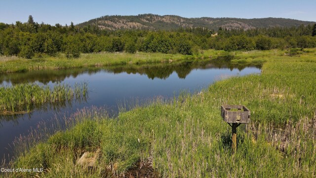 3216 Dufort Rd, Sagle, ID 83860 - water view featuring a heavily wooded area and mountains