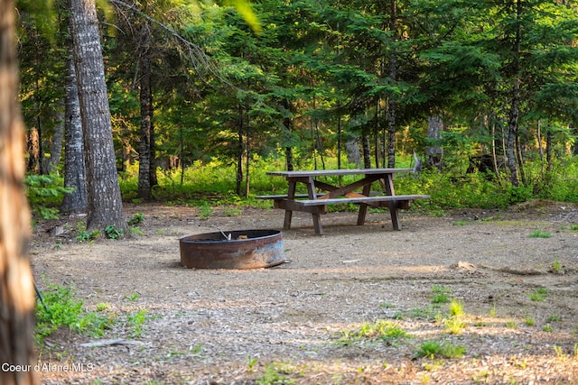 8072 W Radmer Rd, Rathdrum, ID 83858 - view of community featuring an outdoor fire pit