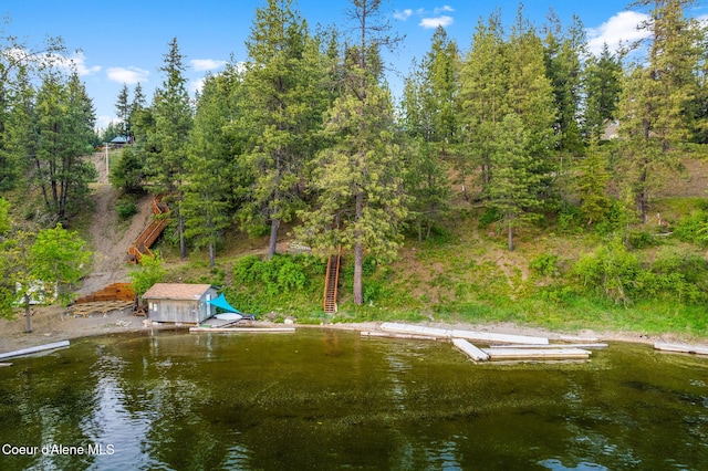 8072 W Radmer Rd, Rathdrum, ID 83858 - dock area with a water view