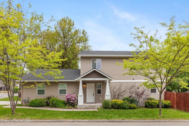 1201 E Locust Ave, Coeur Dalene, ID 83814 - view of front of house with roof with shingles