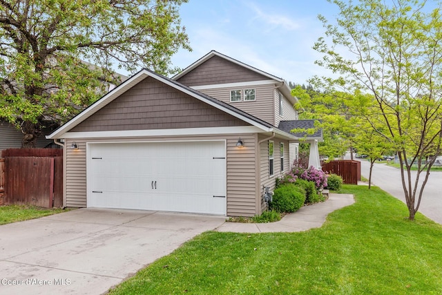 1201 E Locust Ave, Coeur Dalene, ID 83814 - view of front of property featuring concrete driveway and an attached garage