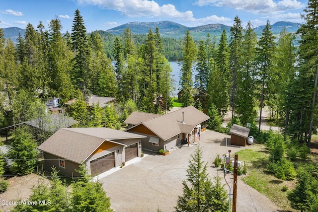 304 Hagman Rd, Nordman, ID 83848 - aerial view of a mountainous background and a forest