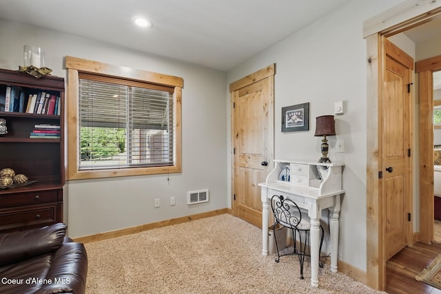 304 Hagman Rd, Nordman, ID 83848 - office area featuring baseboards, healthy amount of natural light, and recessed lighting