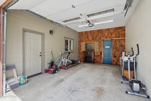 304 Hagman Rd, Nordman, ID 83848 - garage with a garage door opener