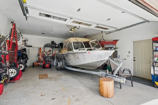 304 Hagman Rd, Nordman, ID 83848 - garage with a garage door opener