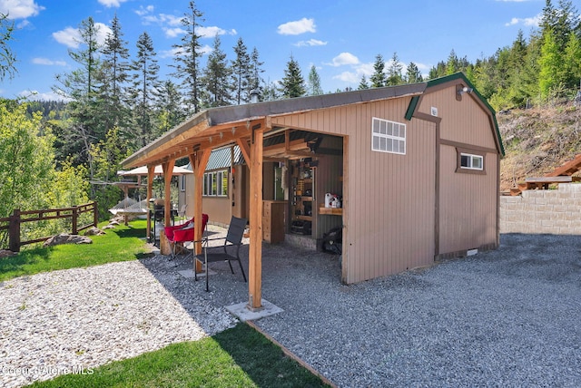 12251 W Blessing Hill Rd, Post Falls, ID 83854 - view of outbuilding featuring an outdoor structure and fence