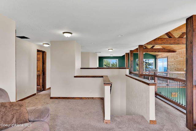 12251 W Blessing Hill Rd, Post Falls, ID 83854 - unfurnished living room with carpet floors and baseboards