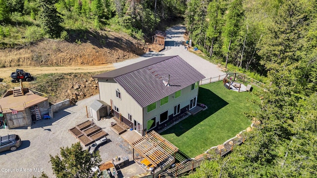 12251 W Blessing Hill Rd, Post Falls, ID 83854 - view from above of property