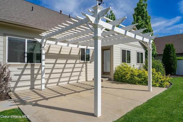 3253 W Magistrate Loop, Hayden, ID 83835 - view of patio featuring a pergola