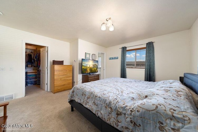 4411 N Campbell Rd, Otis Orchards, WA 99027 - bedroom with light colored carpet, a spacious closet, and a closet