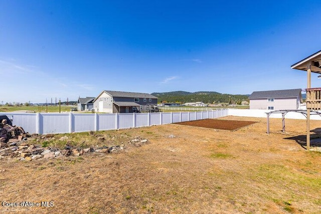 4411 N Campbell Rd, Otis Orchards, WA 99027 - view of yard with fence