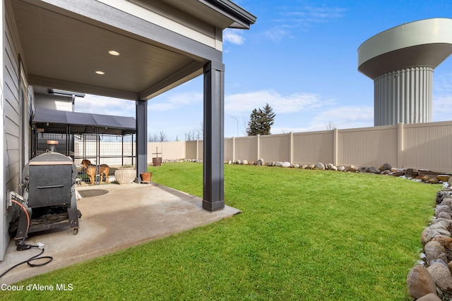 3172 N Cyprus Fox Loop, Post Falls, ID 83854 - view of yard with a patio area