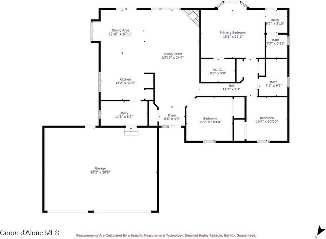 1100 E Autumn Crest Loop, Post Falls, ID 83854 - home floor plan