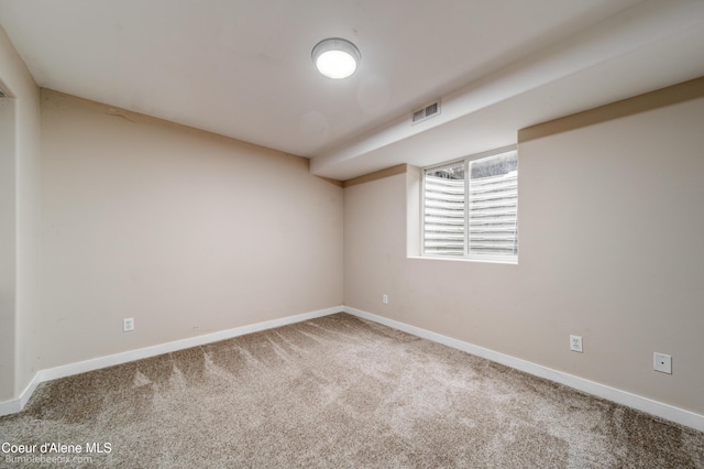 30603 N Riffle Rd, Spirit Lake, ID 83869 - below grade area featuring carpet floors and baseboards