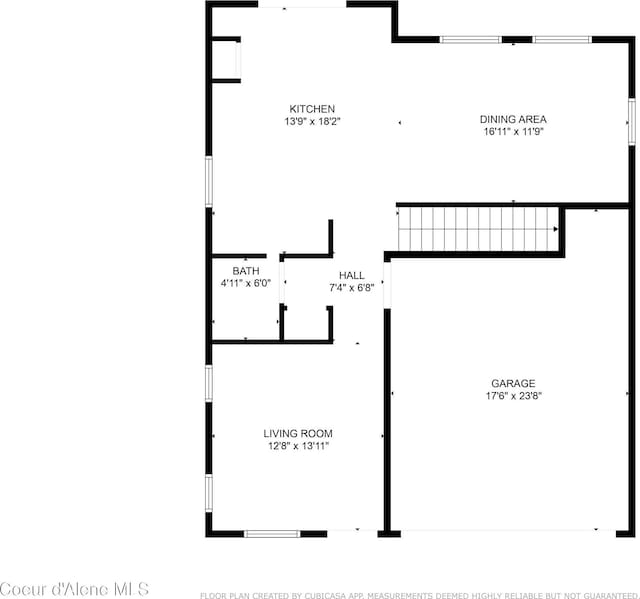 161 White Way, Priest River, ID 83856 - home floor plan