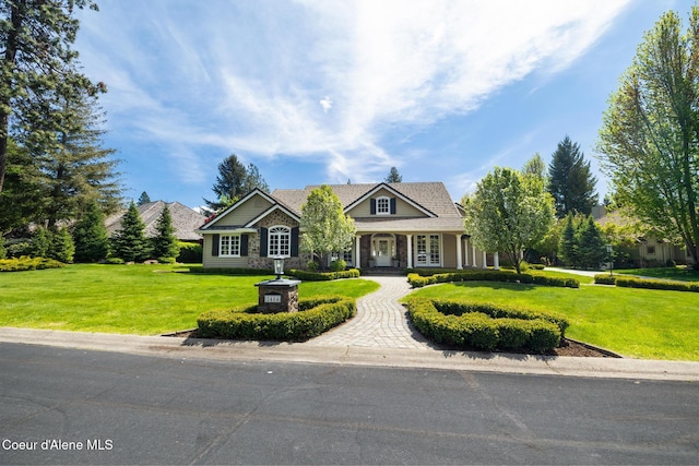 2484 E Woodstone Dr, Hayden, ID 83835 - view of front of home with a front yard