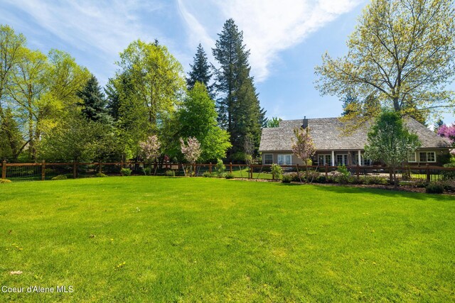 2484 E Woodstone Dr, Hayden, ID 83835 - view of yard