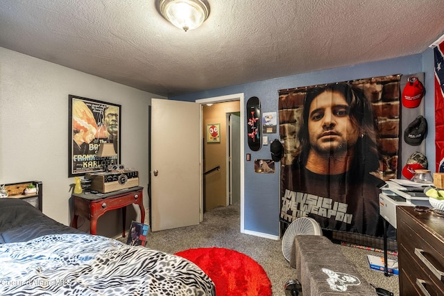 837 N 19th St, Coeur Dalene, ID 83814 - carpeted bedroom featuring a textured ceiling