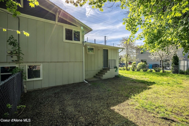 837 N 19th St, Coeur Dalene, ID 83814 - view of property exterior featuring entry steps and board and batten siding