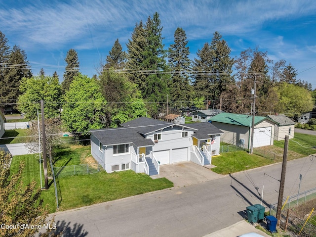 837 N 19th St, Coeur Dalene, ID 83814 - view from above of property