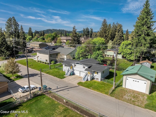 837 N 19th St, Coeur Dalene, ID 83814 - aerial view of residential area