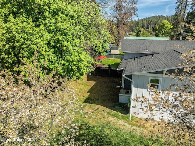 837 N 19th St, Coeur Dalene, ID 83814 - view from above of property featuring a heavily wooded area
