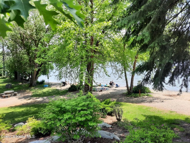 5188 E Woodland Dr, Post Falls, ID 83854 - view of yard featuring a water view