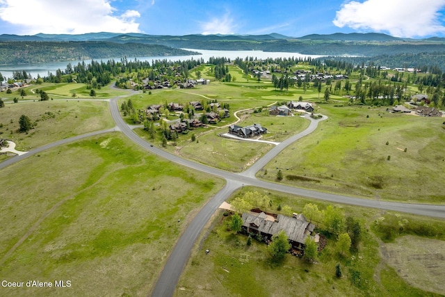 16829 S Lazurite Dr, Coeur Dalene, ID 83814 - aerial view of a water and mountain view