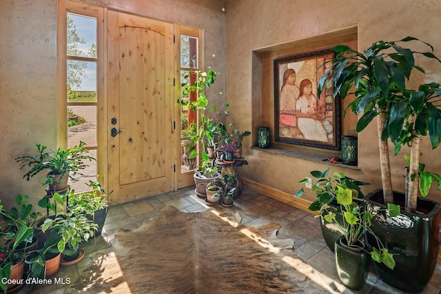 16829 S Lazurite Dr, Coeur Dalene, ID 83814 - entrance foyer with stone tile floors