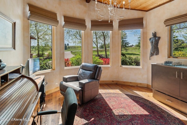 16829 S Lazurite Dr, Coeur Dalene, ID 83814 - sunroom / solarium with a chandelier