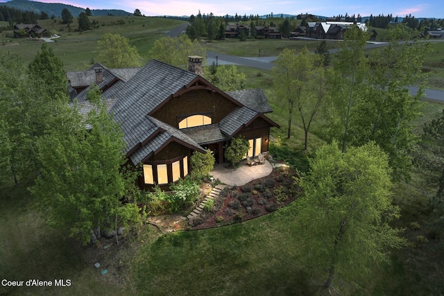 16829 S Lazurite Dr, Coeur Dalene, ID 83814 - aerial view of property and surrounding area