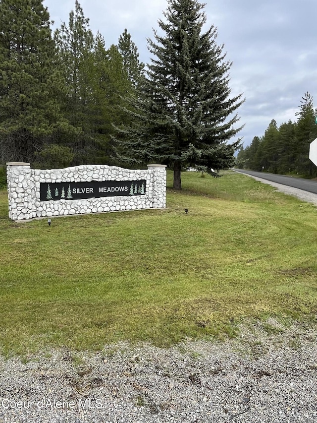 29429 N Silver Meadows Loop, Athol, ID 83801 - community / neighborhood sign with a lawn