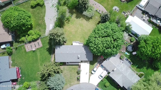 aerial perspective of suburban area