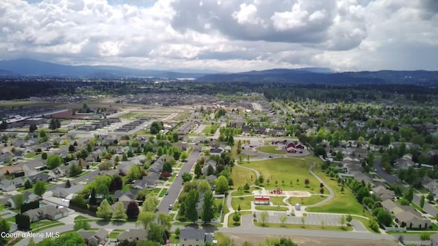 view of property location with a mountainous background