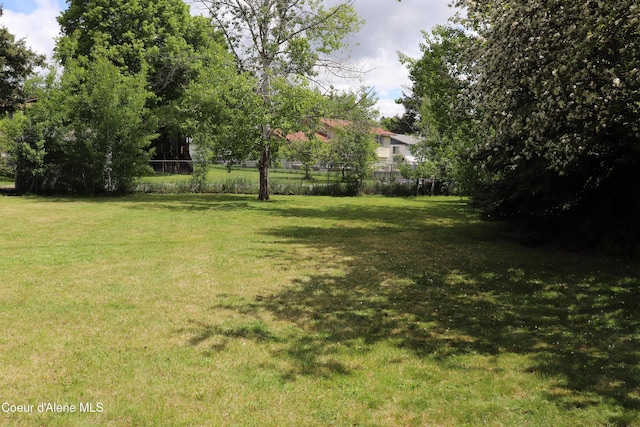 view of yard