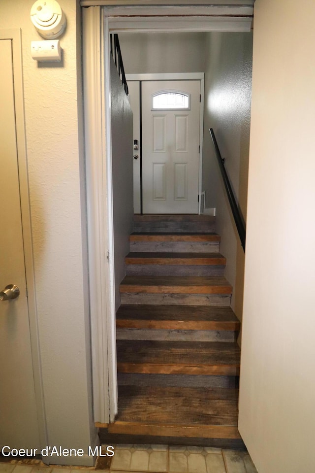 view of stairs