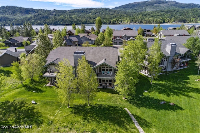 500 Guthrie Pl Unit 1303, Dover, ID 83825 - aerial perspective of suburban area featuring a forest and a water and mountain view