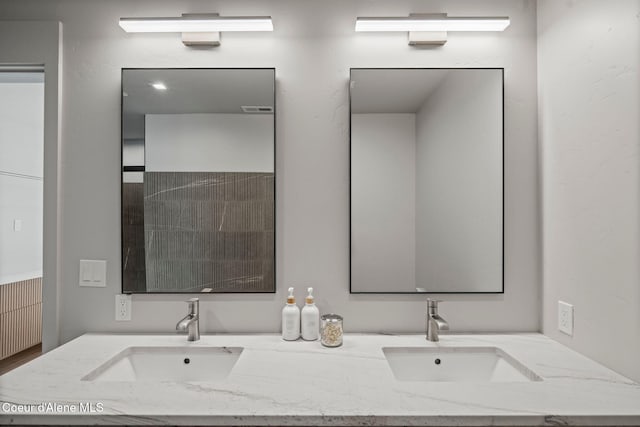 55 S Thistle Down Ln, Laclede, ID 83841 - full bath featuring double vanity
