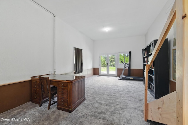 6699 Colburn Culver Rd, Sandpoint, ID 83864 - office space featuring carpet floors and french doors