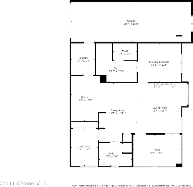 4461 W Greenchain Loop # 5, Coeur Dalene, ID 83814 - home floor plan