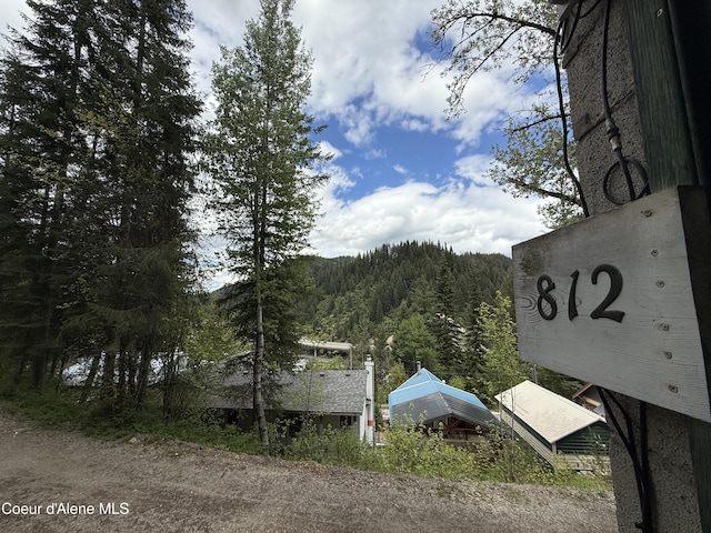 812 Silver St, Wallace, ID 83873 - mountain view with a forest