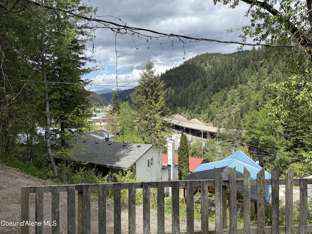 812 Silver St, Wallace, ID 83873 - mountain view featuring a forest