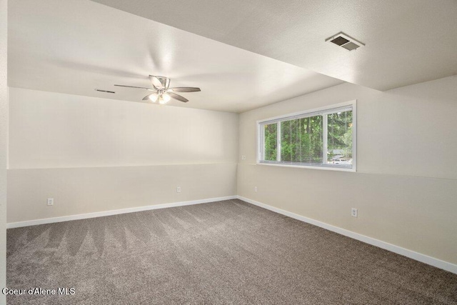 8694 N Clarkview Pl, Hayden Lake, ID 83835 - carpeted empty room with ceiling fan and baseboards