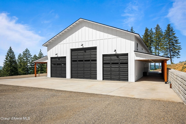 3298 W Coon Creek Rd, Plummer, ID 83851 - garage featuring a detached garage