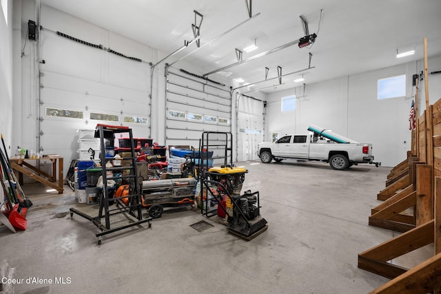 3298 W Coon Creek Rd, Plummer, ID 83851 - garage featuring a garage door opener