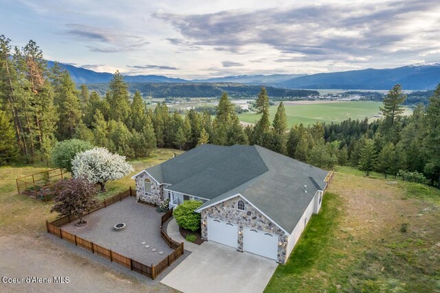 684 Chute Canyon Way, Bonners Ferry, ID 83805 - view of subject property with a mountain backdrop