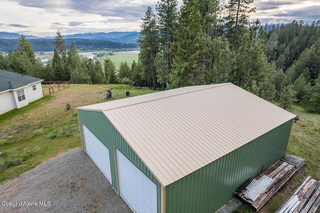 684 Chute Canyon Way, Bonners Ferry, ID 83805 - bird's eye view of a mountain backdrop