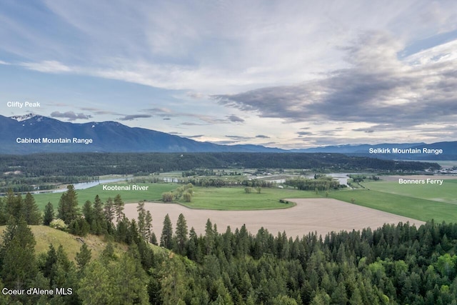 684 Chute Canyon Way, Bonners Ferry, ID 83805 - view of mountain background