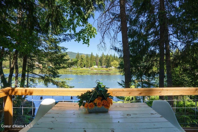 7547 W Channel Ln, Rathdrum, ID 83858 - deck with a water view