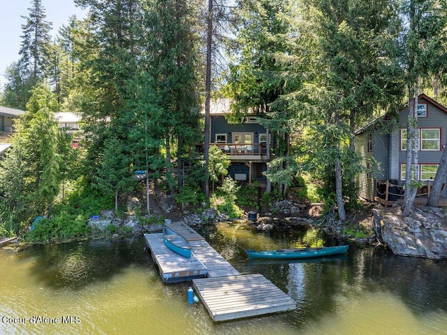 7547 W Channel Ln, Rathdrum, ID 83858 - dock with a water view
